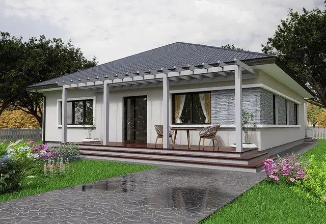 Casă parter cu verandă, Tulcea – EMB ARHIPRO