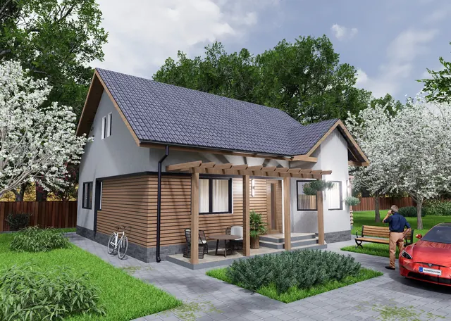 Casă cu pergolă, Măgurele – EMB ARHIPRO