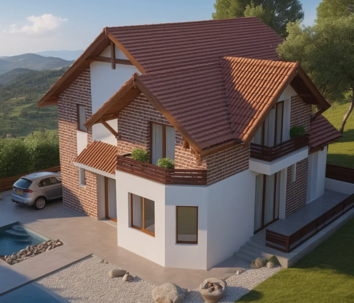 Locuință tradițional-contemporană – EMB ARHIPRO