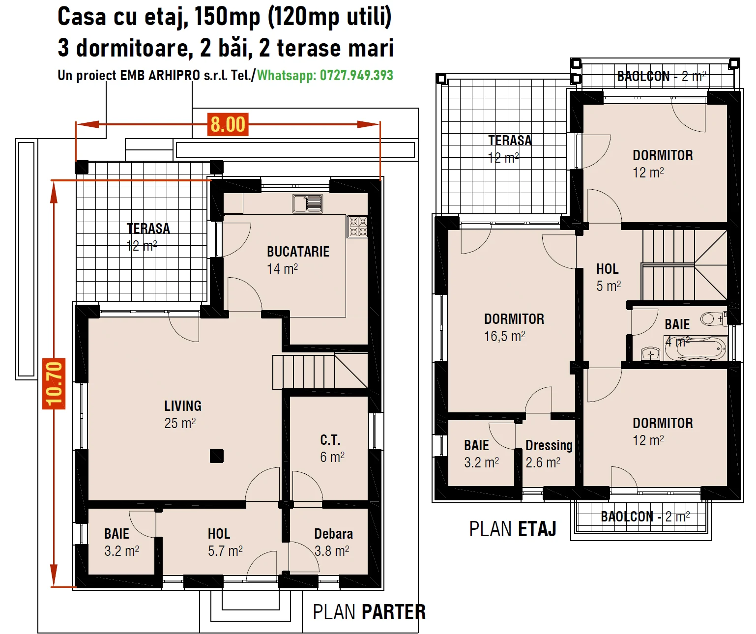Plan 2D EMB ARHIPRO